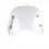 Motorcycle Windshield Front Headlight Universal Wind Deflector Fairing 3