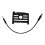 Universal Backup Camera Bracket Adapter for Pre-Wired Mount Pre-Install Mounting Kit with Pig Tail Wire Plug 1
