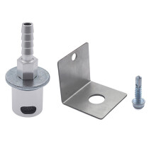 19-174 Tank Vent Roll over Valve with Bracket Kit for EFI Remote Mount 5/16 Hose Barb