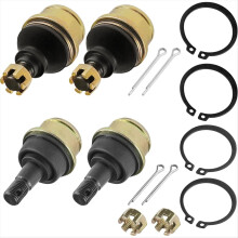 4 Pcs Upper/Lower A-Arm Knuckle Ball Joint Kits for TRX420 Rancher 420 2007-2014