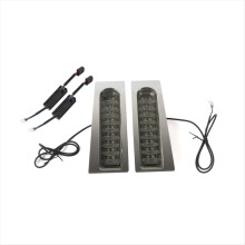 Motorcycle LED Turn Signal Filler Light for Touring Street Road Glide CVO Saddlebag Side Rear Lamp Silver