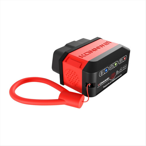 KW906 V1.5 Bluetooth 5.0 for IOS Android V1 5 OBD2 Scanner Auto Car Diagnostic Tools Code Reader Red 1