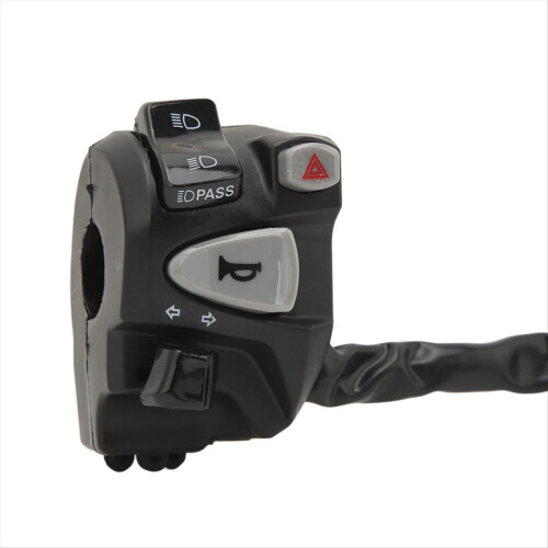 Handlebar Assembly 22mm High Low Beam Hazard Light Turn Control for Click 125 150 2