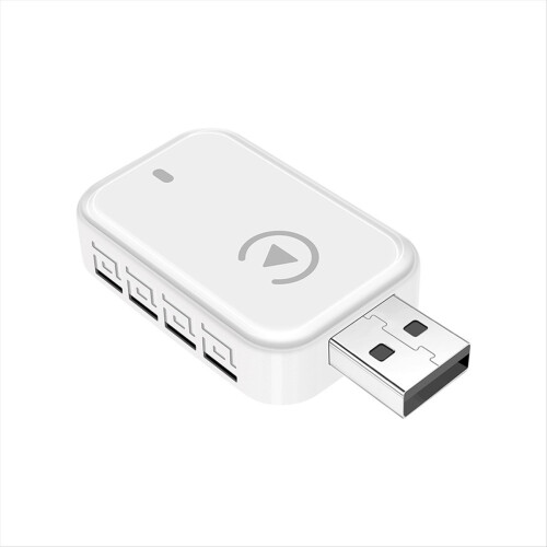 Mini Box 2in1 Wireless Carplay Android Auto Wired to Dongle Automatic Connect Adapter Bluetooth PlugandPlay 2