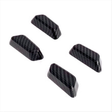 Seat Adjustment Buttons Cover Decoration Trim for Q3 2019-2023 Carbon Fiber Interior Accessories
