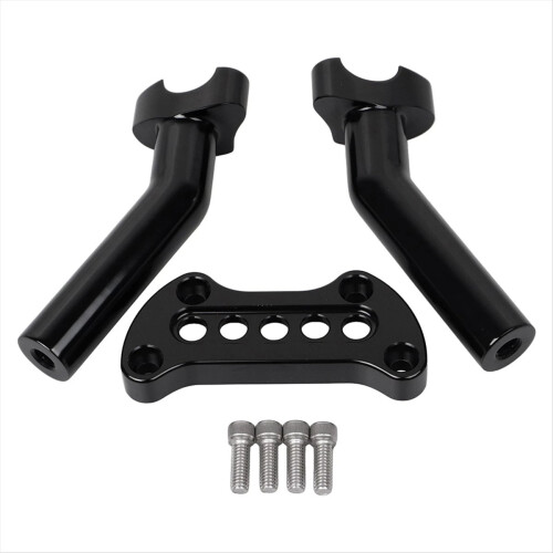6Inch Pullback Handlebar Riser Top Clamp for Sportster Dyna Street Bob FXDB 2