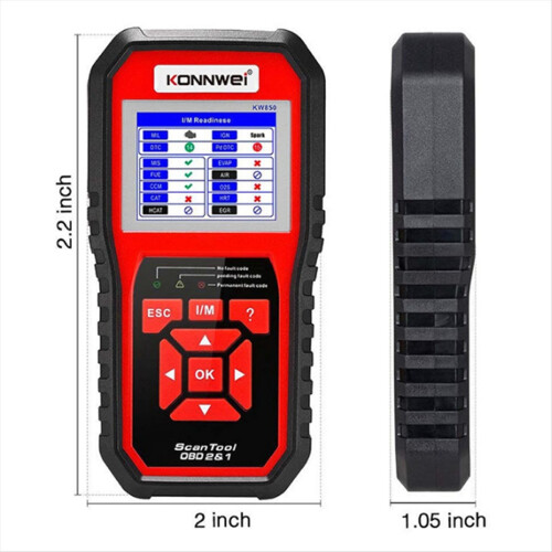 KW850 Car OBD2 Scanner Code Reader OBD II Diagnostic Tool Engine System Check 2