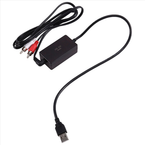For - 5.0 System Car Navigation USB Conversion Cable AUX Audio Box Adapter 1