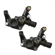 2PCS 7M5G-8K556-AC Cooling System Thermostat Housing for Fiesta Focus 2012-2016