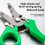 Mini Multi-Tool Wire Stripper,Adjustable Wiring Tools and Function Hand Tool for Strip, Split, Trim, Crimp 5
