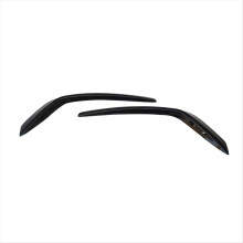 Front Bumper Lip Spoiler Kit Wind Splitter Fog Light Eyebrows Gloss Black ABS for 2016 2017 2018
