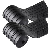 2 PCS Car Rear Bumper Protector, Anti-Collision Universal Rubber Anti-Scratch Trunk Guard for SUVs and Cars