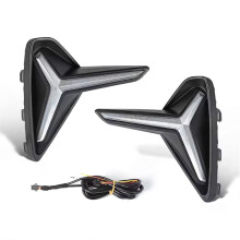 DRL LED Daytime Running Lights with Turn Signal for EC7 DIHAO S70 2021 2022 2023 2024 Car Accessory