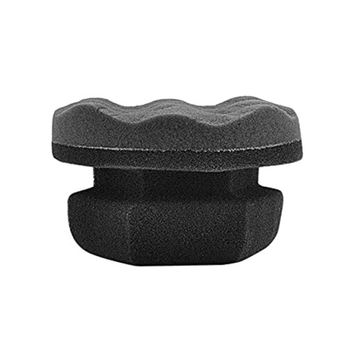 2 Pack Large Tire Dressing Applicator Pad, Reusable Hex-Grip Detailing Tool for Applying Shine 2