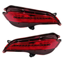 For Vios 2019 2017 - Car Rear Bumper Fog Lamp -Up Animation Turn Signal Brake Warning Light