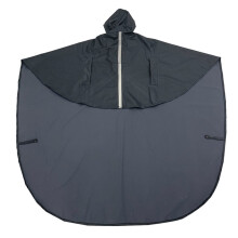 Disabled Electric Wheelchair Special Cloak Raincoat with Reflective Strip Windproof Rainproof Cover Navy Blue