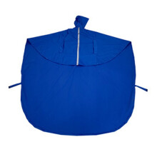 Disabled Electric Wheelchair Special Cloak Raincoat with Reflective Strip Windproof Rainproof Cover Blue