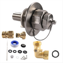 Stainless Steel RV Water Inlet with Quick Connector & 90-Degree Elbow,for RV, , Boat, Motorhome,for Hookup