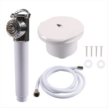 RV Shower Head W 2.5M Hose Portable Hand Pressed Bath Accessories for Marine Boat Yacht Deck