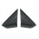 Car Black Front Window Triangle Panel Triangular Decorative 9647011377 96470112777 for C4 04-10 2