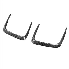 Real Carbon Fiber Car Engine Hood Fins Splitter Air Vent Decoration for M3 G80 G82 2020+ Accessories Dry