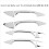 1Set Door Handle Cover Trim for GLA200 ML Exterior Pull 8