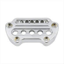 Motorcycle Indicator Light Handlebar Top Bar Riser Clamp Mount for Sportster XL883 XL1200 Dyna Fat Bob Low Rider
