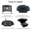 Universal Backup Camera Bracket Adapter for Pre-Wired Mount Pre-Install Mounting Kit with Pig Tail Wire Plug 6