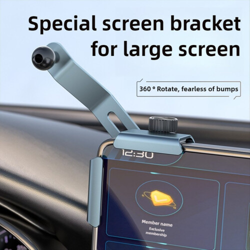 Car Phone Holder Screen Side Mount Adjustable Magnetic Support Frame 360 Rotatable Universal Holdler Base 1