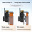 Car Phone Holder Screen Side Mount Adjustable Magnetic Support Frame 360 Rotatable Universal Holdler Base 3