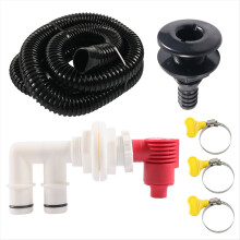 3/4 Drain Port Fishing Boat Valve Aerator Kit Livewell Marine & +29mm/2M Hose