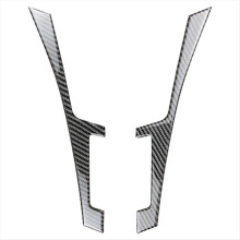 Car Center Console Panel Both Side Frame Trim Cover Sticker F Style Bezel Strip for Q50 Q60 2014-2019