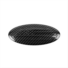 For / Sport 2021-2023 5 Inch Overlay Rear Oval US Flag Emblem Trim (ABS Carbon Fiber)