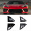 For C8 2020-2023 Car Rear Triangle Window Shutters Sunshade Modified Black 7