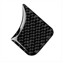 For C Class W204 Real Carbon Fiber Car Headlight Switch Decor Cover Trim