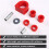 Rack and Pinion Bushing Set Bogie Kit for Pickup 8.10103G Red 8