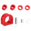 Rack and Pinion Bushing Set Bogie Kit for Pickup 8.10103G Red 10