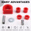 Rack and Pinion Bushing Set Bogie Kit for Pickup 8.10103G Red 7