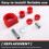 Rack and Pinion Bushing Set Bogie Kit for Pickup 8.10103G Red 6