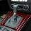 Gear Shift Panel Cover Kit Red Wood Grain for - C-Class W204 2007-13 5
