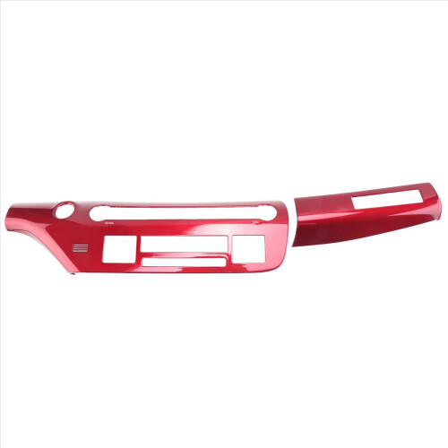 Car Central Control Trim Panel Frame for 2024+ Multi-Function Button Red