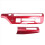 Car Central Control Trim Panel Frame for 2024+ Multi-Function Button Red 3