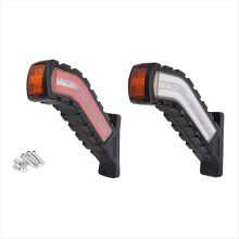 12-24V Trailer Side Marker Lights Flowing Water Turn Signal Lamp Universal Car External Van Pickup Truck
