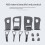 14 PCS Set Glass Lift Panel Button Decorative Stickers for Model 3 Y Interior Modification 10
