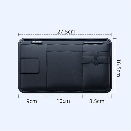 Car Visor Storage Device Multi-Function Light Shield Glasses Bag Card Driver'S License Clip Case Accessories