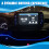Car Interior LED Dashboard Frame Light Instrument Panel Trim Atmosphere for 2015 2016 2017 2018 4