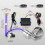 Car Wireless Remote Vacuum Exhaust Shut-Off Valve Pipe Controller Set Suitable for - 2