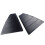 Rear Quarter Side Window Louvers Vent Cover Trim Panel Blinds Triangular for 2017 2018 2019 4