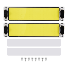 2Pcs 12-24V 108LED Car COB Interior Light Bar LED Lights RV Ceiling Dome for Camping Trailers
