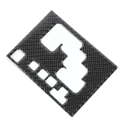 for 2010-2020 Gear Shift Panel Cover Trim Carbon Fiber Accessory 2